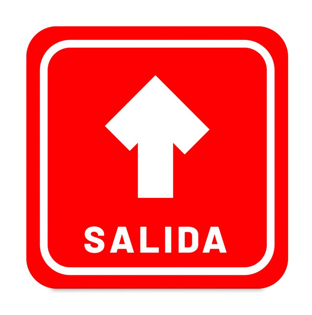 Merceria La Principal · Letrero piso salida