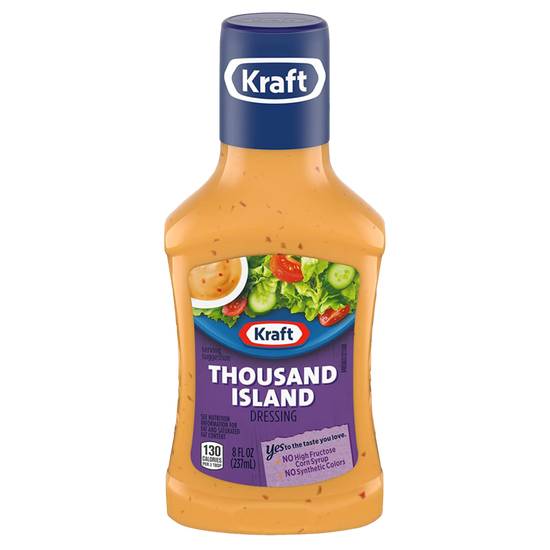 Order Kraft Thousand Island Dressing 8oz food online from Everyday Needs by Gopuff store, Tampa on bringmethat.com