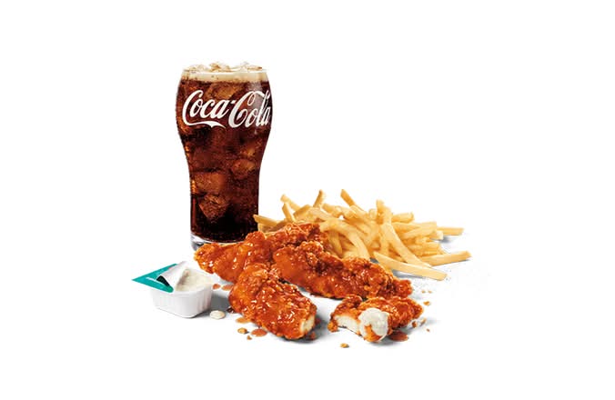 3PC Hot Honey Spicy Chicken Strips Combo