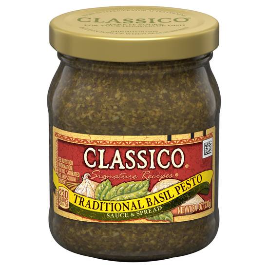 Classico Signature Recipes Traditional Basil Pesto Sauce & Spread