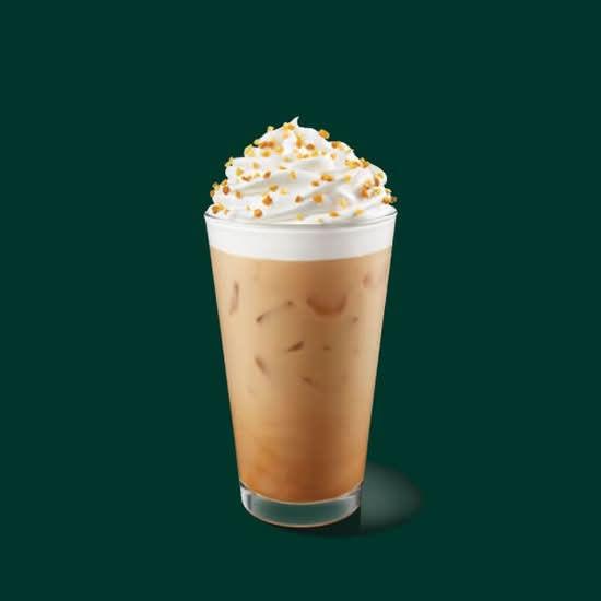 Toffee Crunch Iced Latte