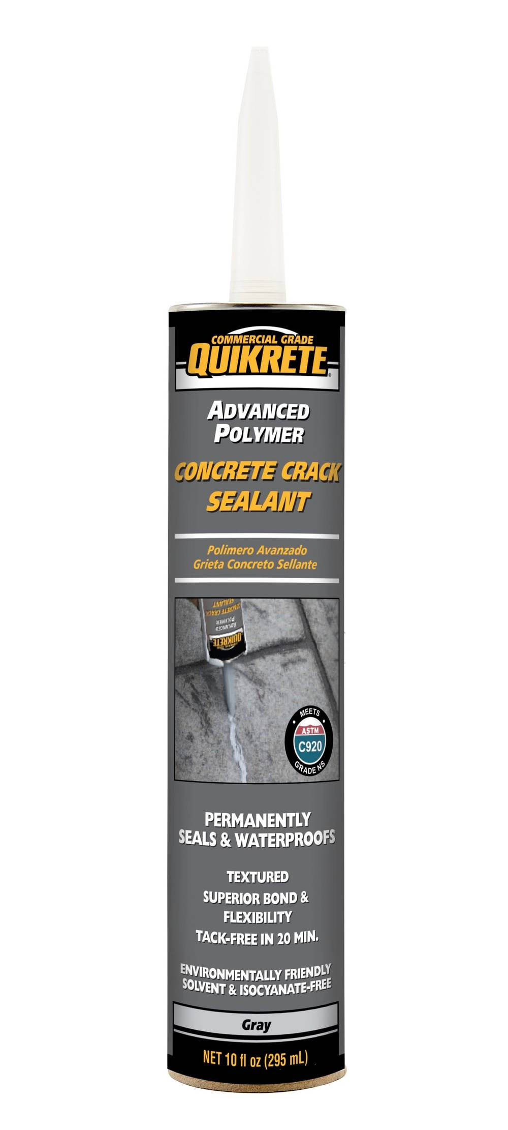 QUIKRETE Advanced Polymer Concrete Crack 10-oz Mortar and Concrete Sealant | 862017