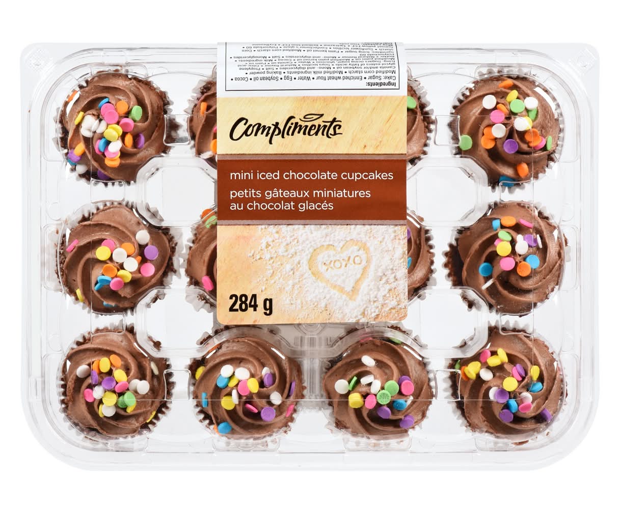 Compliments Mini Cupcake, Chocolate (284 g)