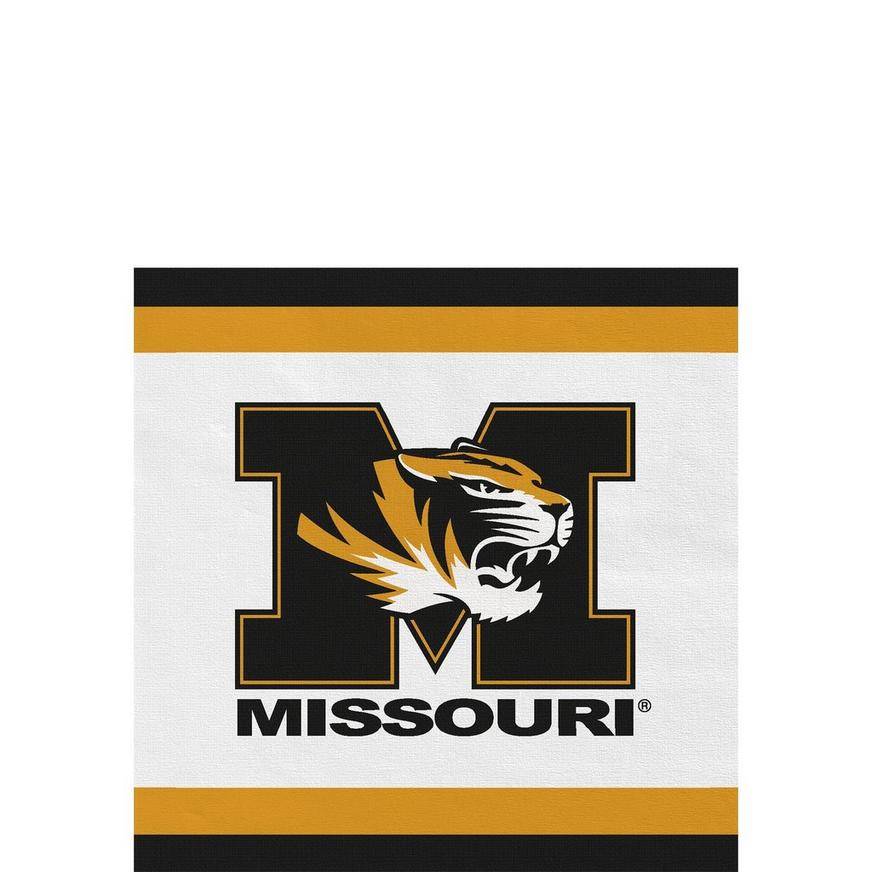 Missouri Tigers Beverage Napkins 24ct