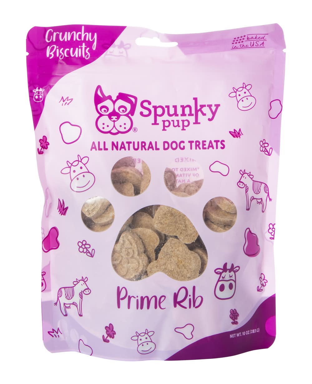 Spunky Pup® Natural Dog Treats 10oz Purple