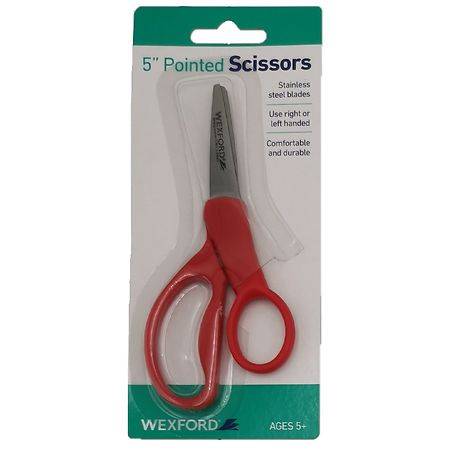 Wexford Pointed Scissors (red)