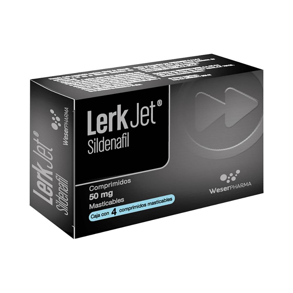 Siegfried lerk jet sildenafil comprimidos 50 mg (4 piezas)