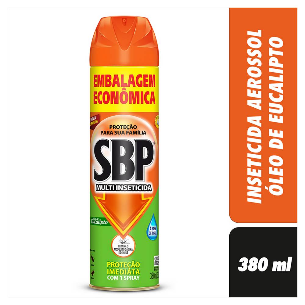 Sbp multi inseticida aerosol óleo de eucalipto (380 ml)