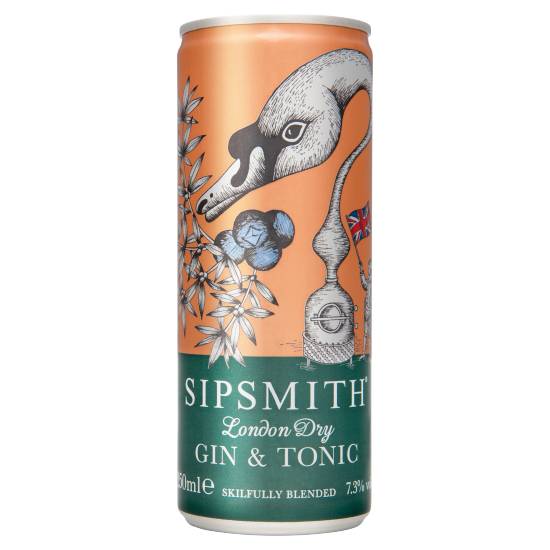 Sipsmith Gin and Tonic Spirits (250 ml)