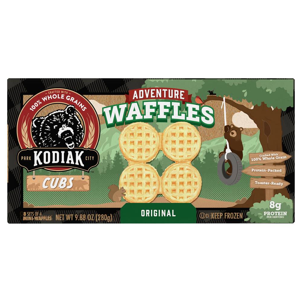 Kodiak Cubs Adventure Mini Original Waffles (9.88 oz)