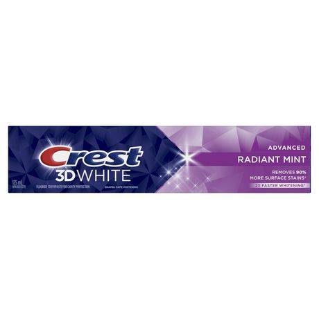 Crest 3d White Advanced Radiant Mint Toothpaste (135 ml)