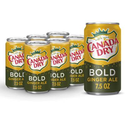 Canada Dry Bold Soft Drik (6 pack, 7.5 fl oz) (ginger ale)