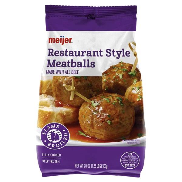 Meijer Restaurant Style Meatballs
