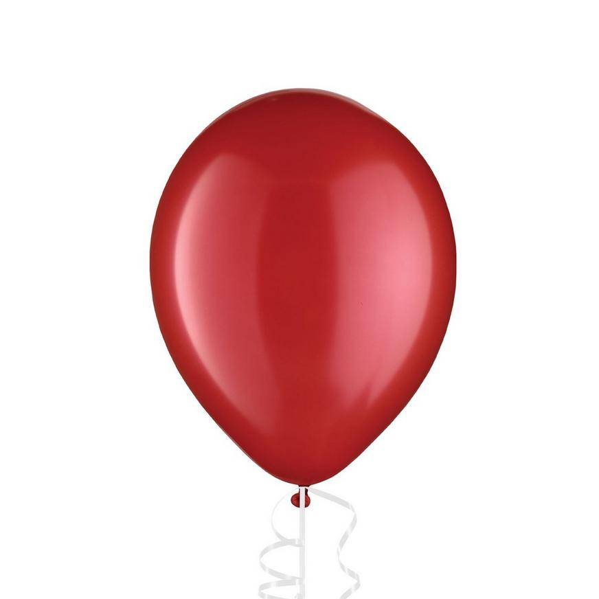 Party City Red Pearl Balloon (unisex/red)