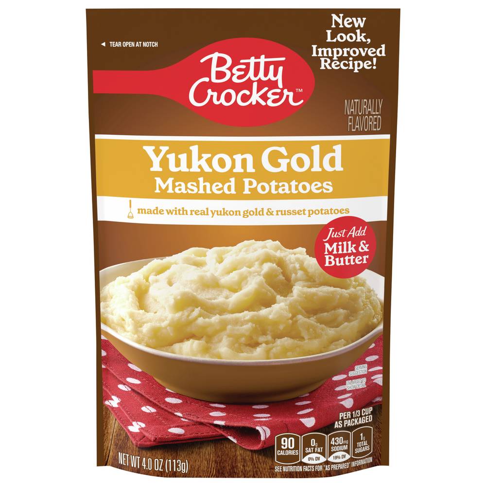 Betty Crocker Yukon Gold Mashed Potatoes (4 oz)