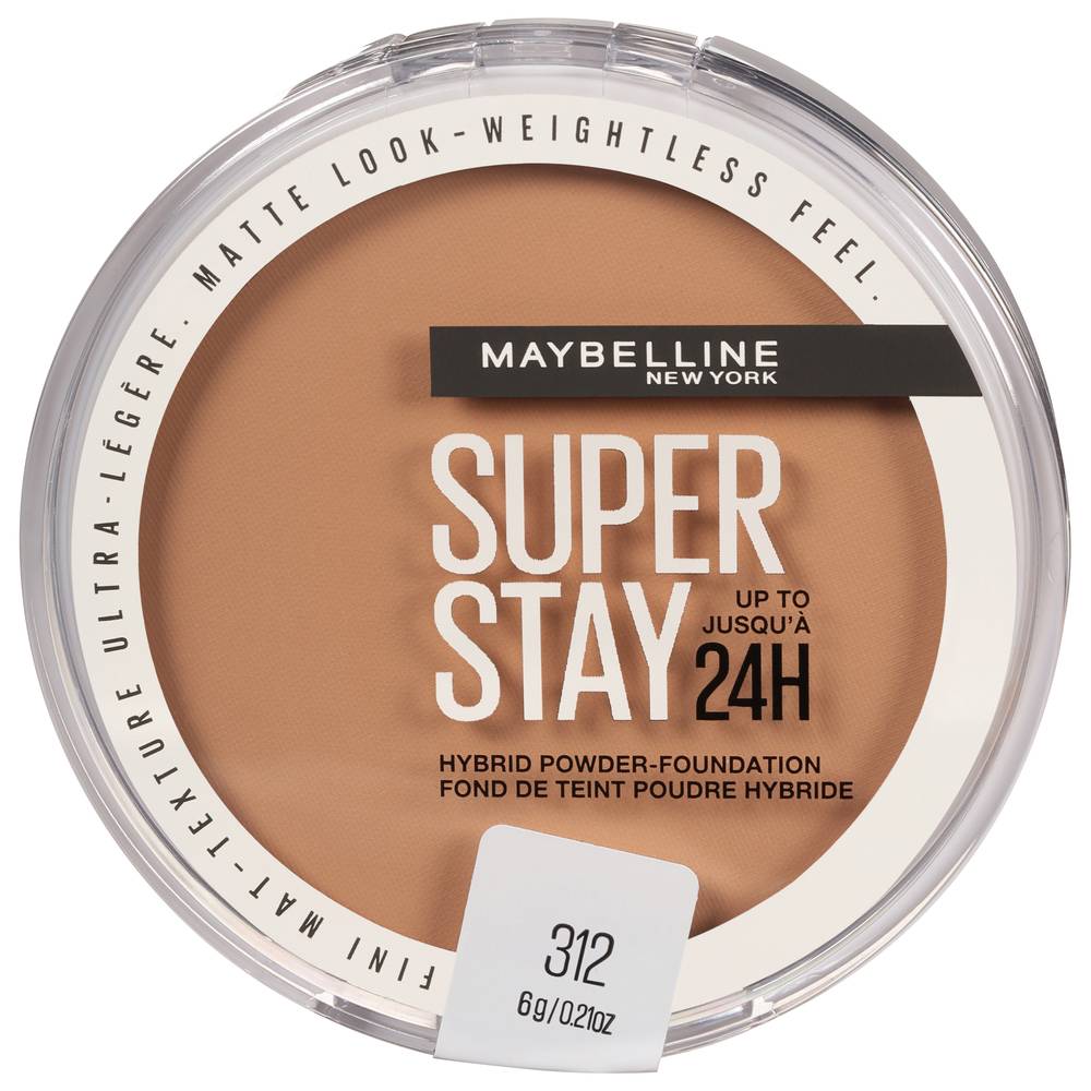 Maybelline Super Stay 312 Hybrid Powder-Foundation, 312 (0.21 oz)