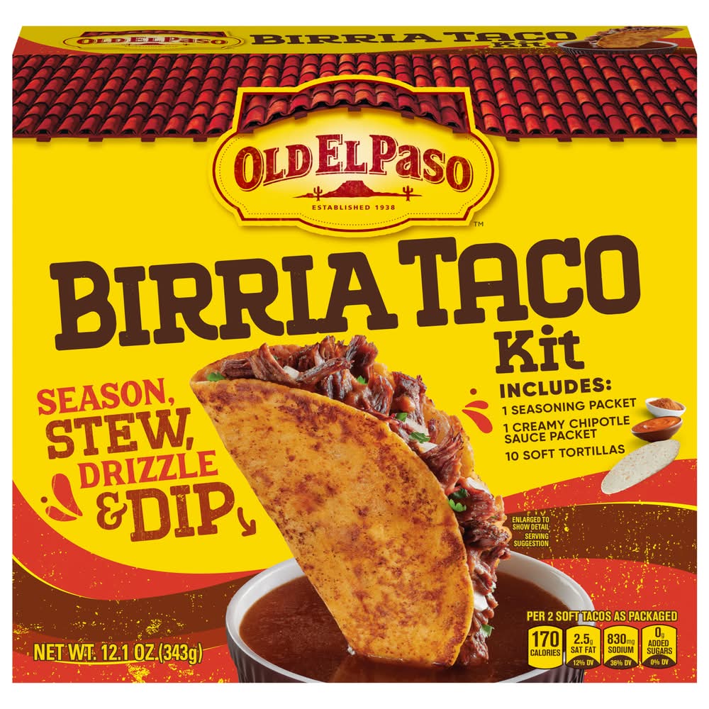 Old El Paso Birria Taco Kit (12.1 oz)