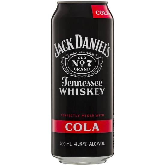 Jack Daniels & Cola Tallie Can 500ml