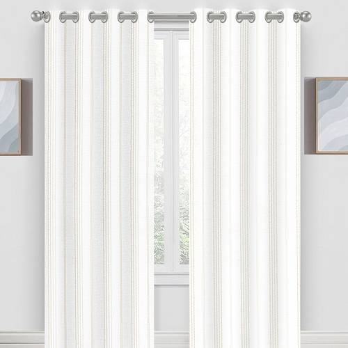 White Grommet Curtain - 54'' x 95''