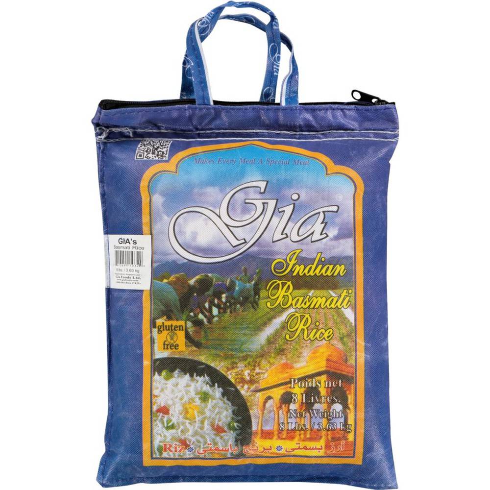GIA Indian Basmati Rice (3.63 kg)