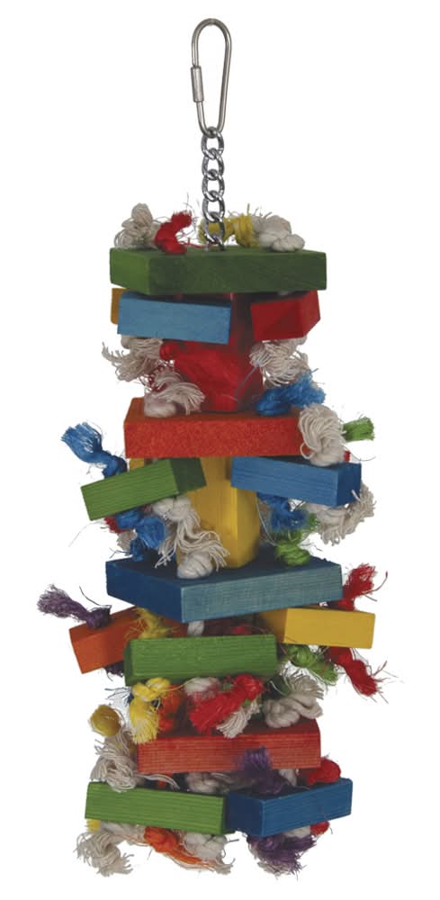 Featherland Paradise Medium Knots Block Bird Toy (One Size)