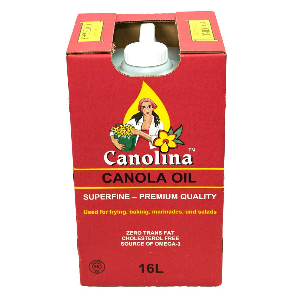 Canolina Huile De Canola 16L  P60