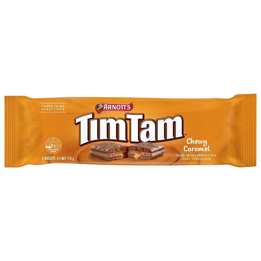 Arnotts Tim Tam Chewy Caramel 175gm