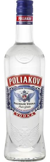 Poliakov vodka pure grain triple distilled (0.7l)