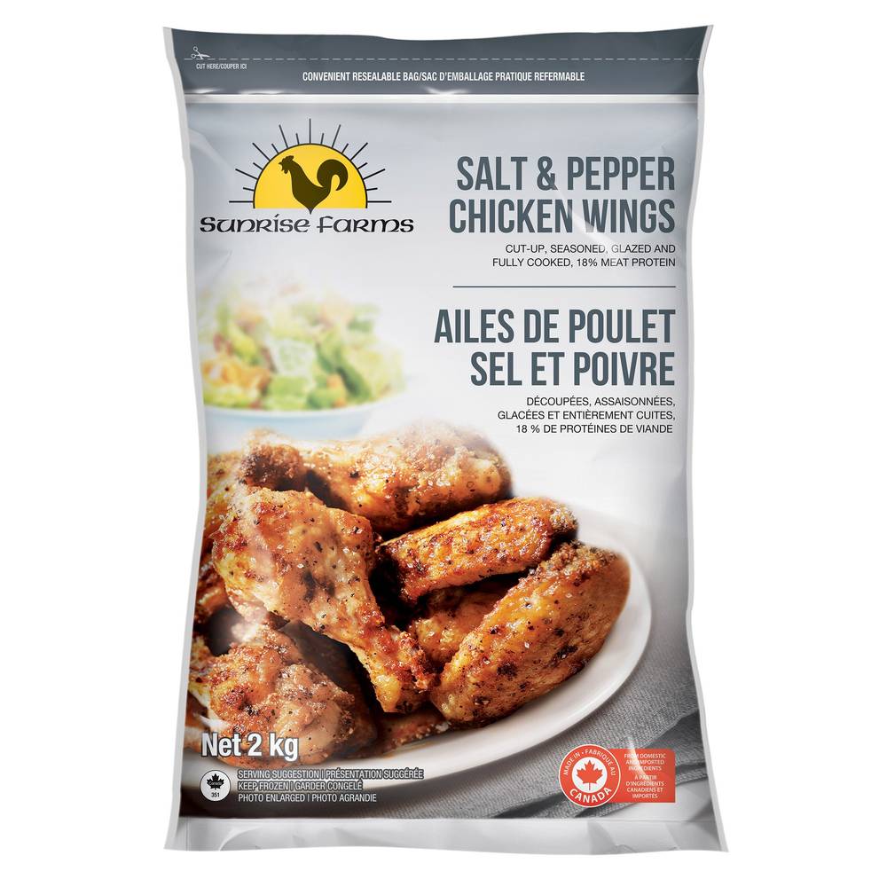 Sunrise Salt Pep Chk Wing 6/2Kg          6T4H  P144