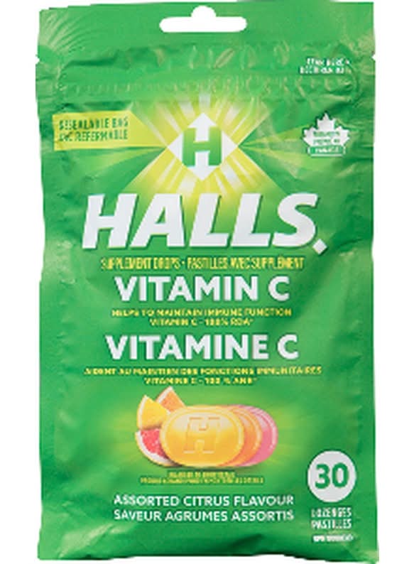 Halls Vitamin C Assorted Citrus (0.09 kg)