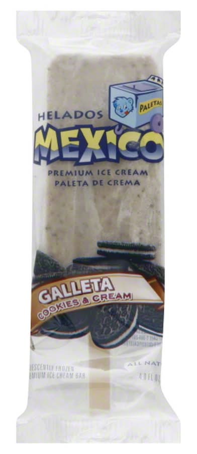 Helados Mexico Cookies and Cream Bar