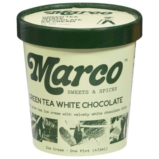 Marco Ice Cream (green tea-chocolate)