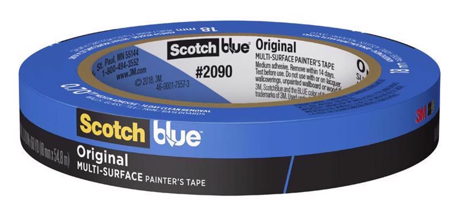 Scotchblue 0.70 In. W X 60 Yd L Blue Medium Strength Original Painter'S Tape 1 Pk
