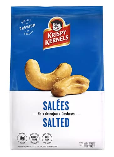 Krispy kernels noix de cajou - cashews (salées)