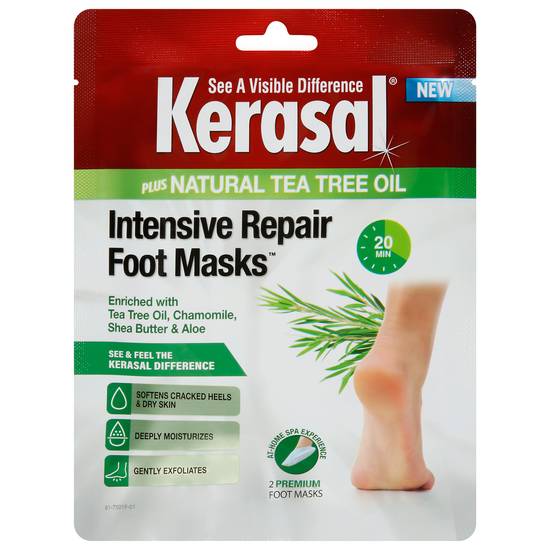 Kerasal Intensive Repair Foot Masks (2 ct)