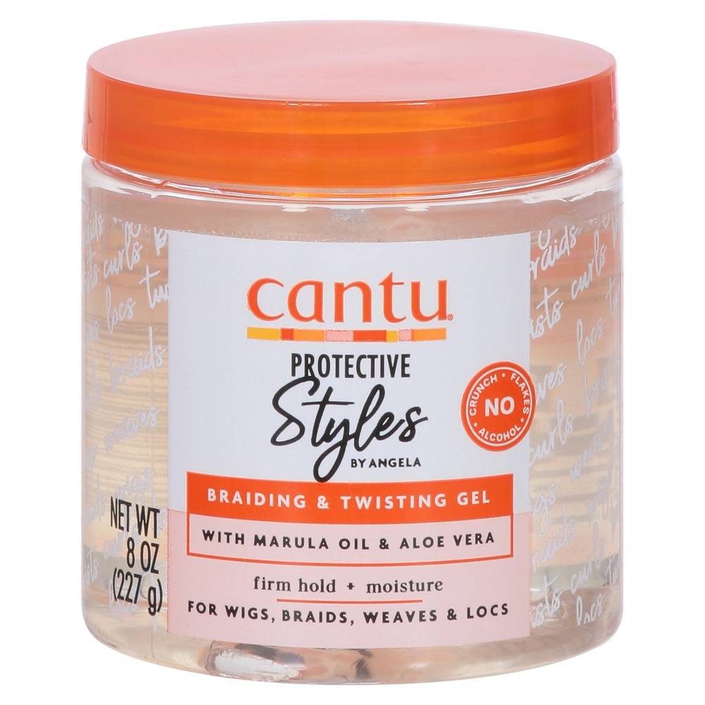 Cantu Protective Styles Braiding & Twisting Gel With Oil & Aloe Vera (8 oz)