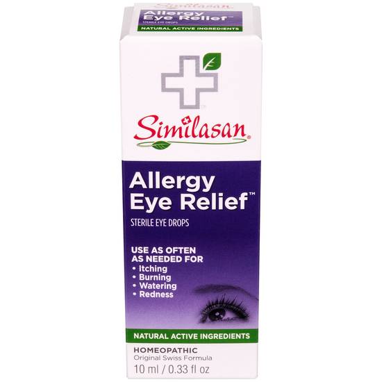 Homeopathic Similasan Eye Relief Drops, 0.33 OZ, Allergy Eye Relief