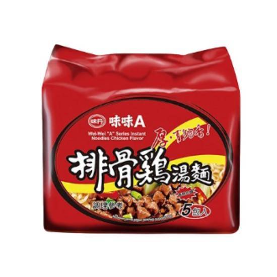 味丹味味A排骨雞湯包麵*5入#4710110510523