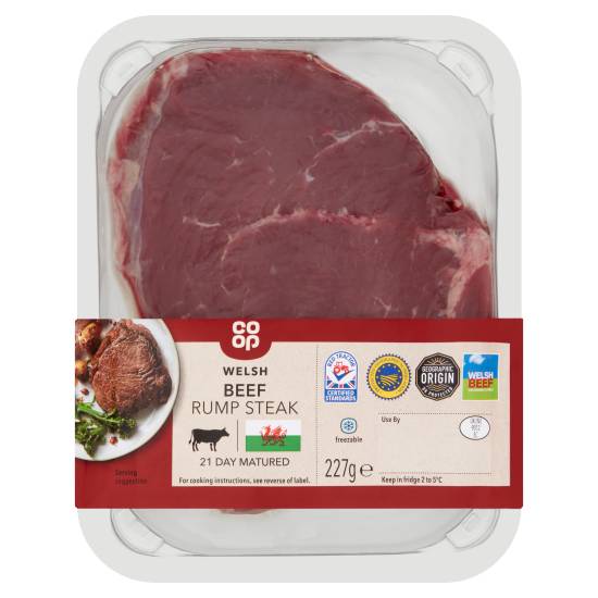 Co-op Welsh Farms Beef Rump Steak (227g)