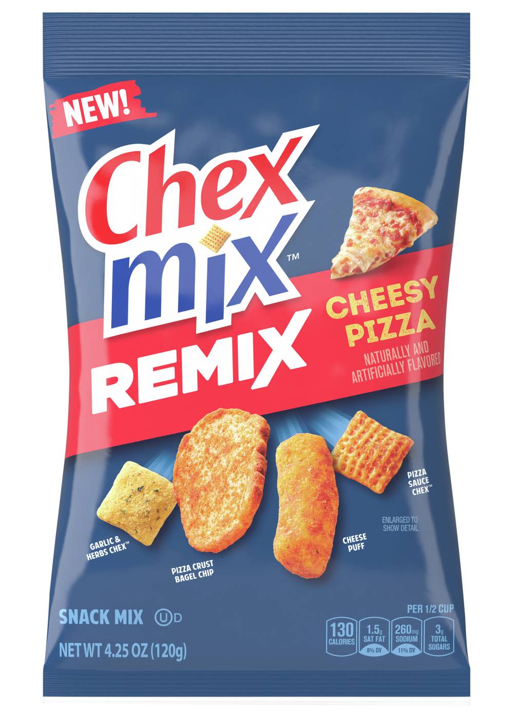 Chex Mix Remix Snack Mix, Cheesy Pizza (4.25 oz)