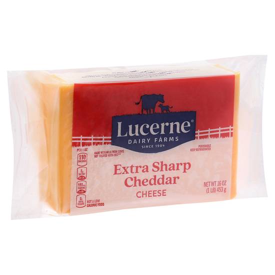 Lucerne Extra Sharp Cheddar Cheese (16 oz)