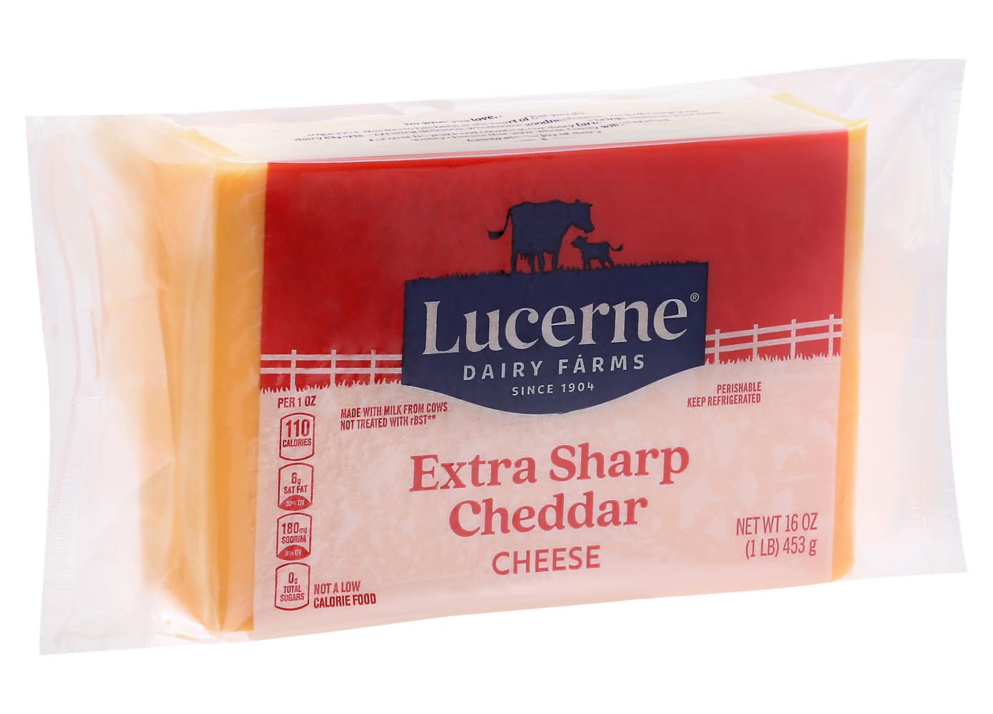 Lucerne Extra Sharp Cheddar Cheese (16 oz)