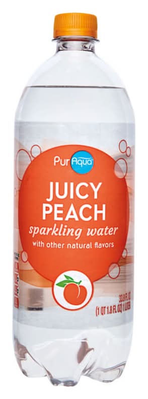 PurAqua Peach Sparkling Flavored Water