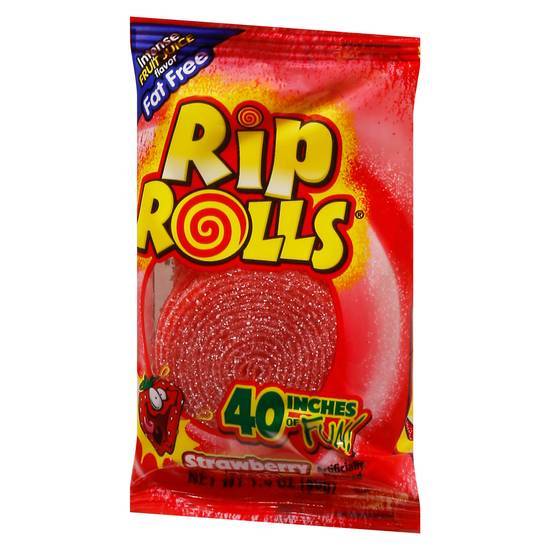 Rip Rolls Strawberry Chewy Candy