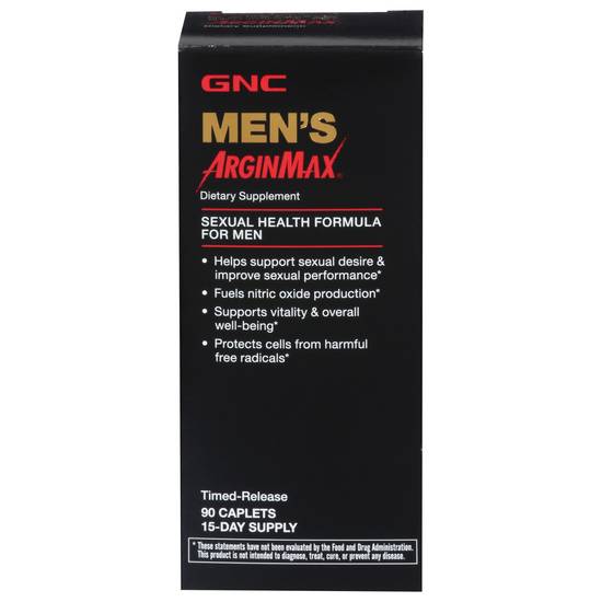 Gnc Men's Arginmax Sexual Health Formula Caplets