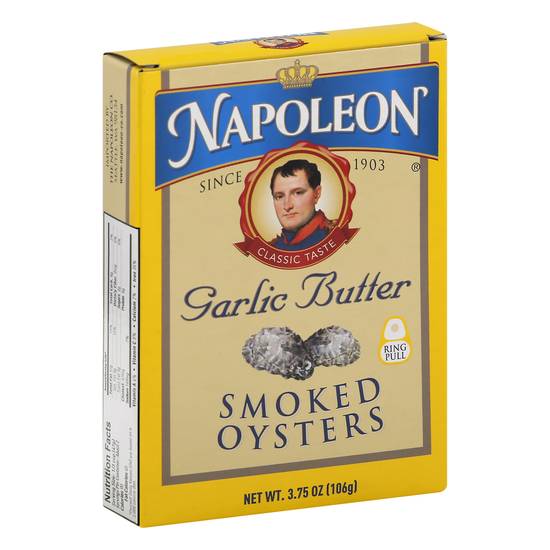 Napoleon Garlic Butter Smoked Oysters (3.7 oz)