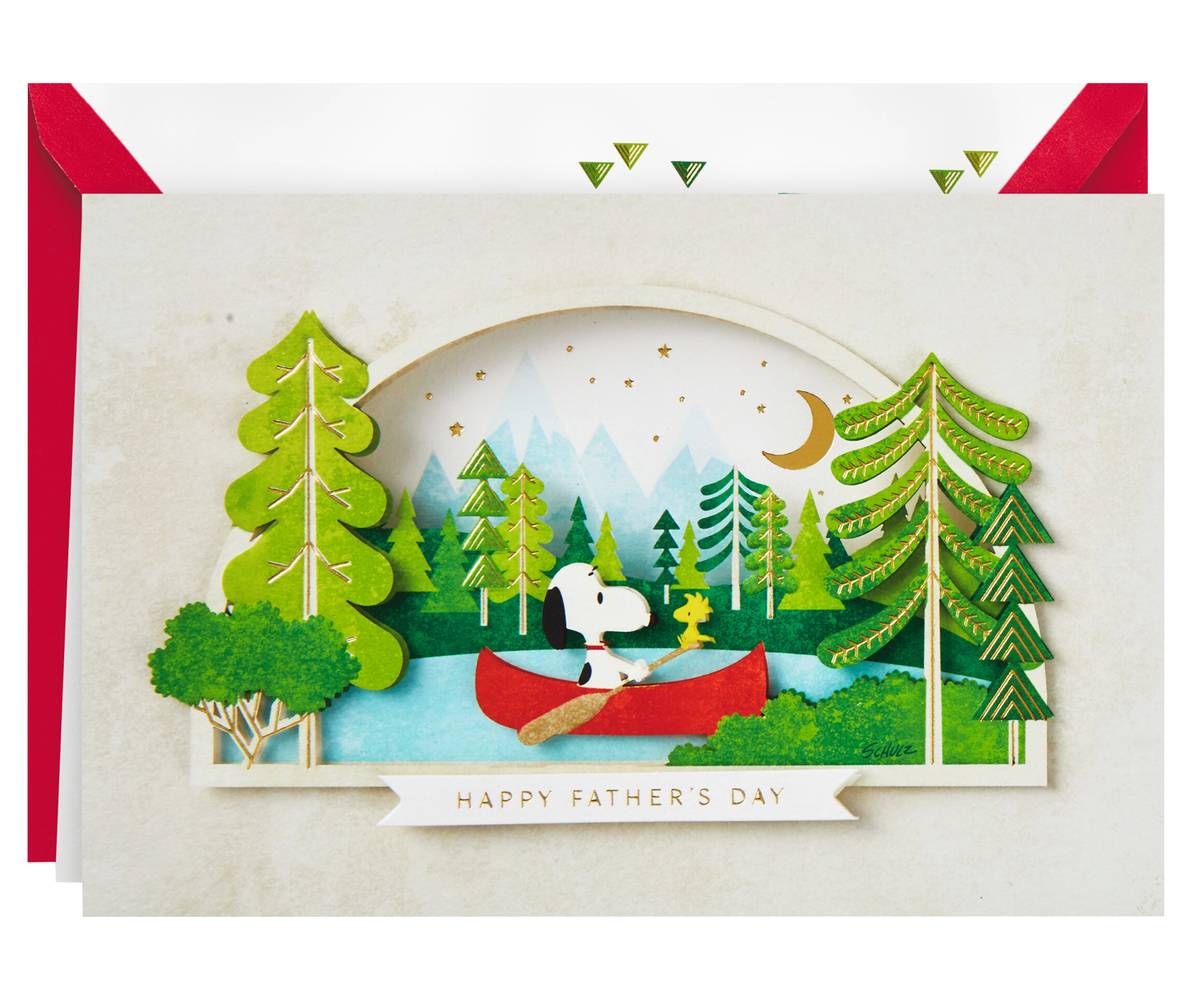 Hallmark Signature Peanuts Father's Day Card