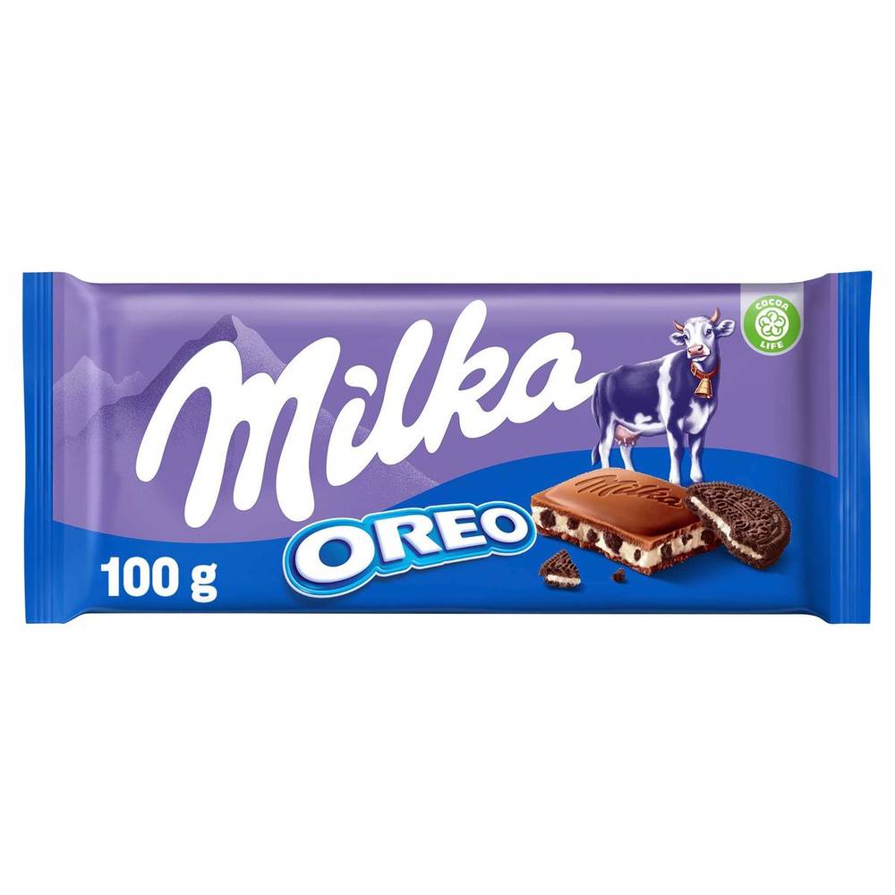 Milka Tablette De Chocolat Au Lait Oreo 100 g