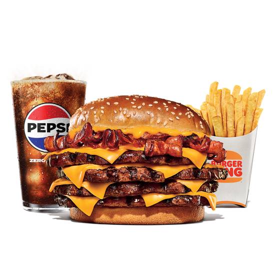 Mega Stacker Bacon 3.0 Meal