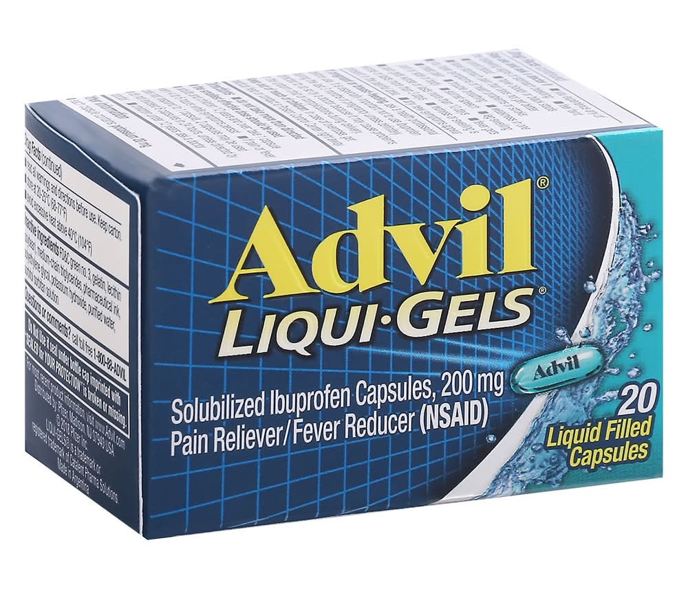Advil Liqui-Gels Minis Solubilized Ibuprofen Capsules 200 mg (20 ct)